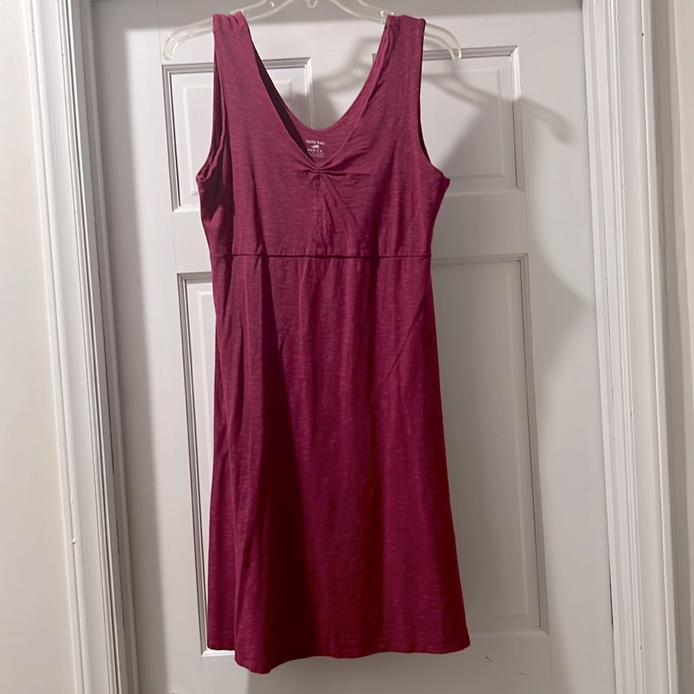 Horny Toad Rosemary sleeveless dress in raspberry red